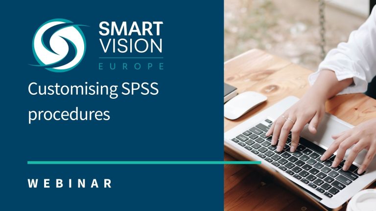 Customising SPSS procedures
