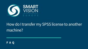How do I transfer my SPSS license to another machine?