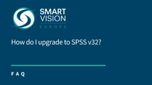 How do I upgrade to SPSS v32?