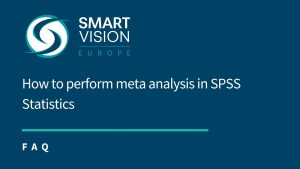 How to perform meta analysis in SPSS Statistics