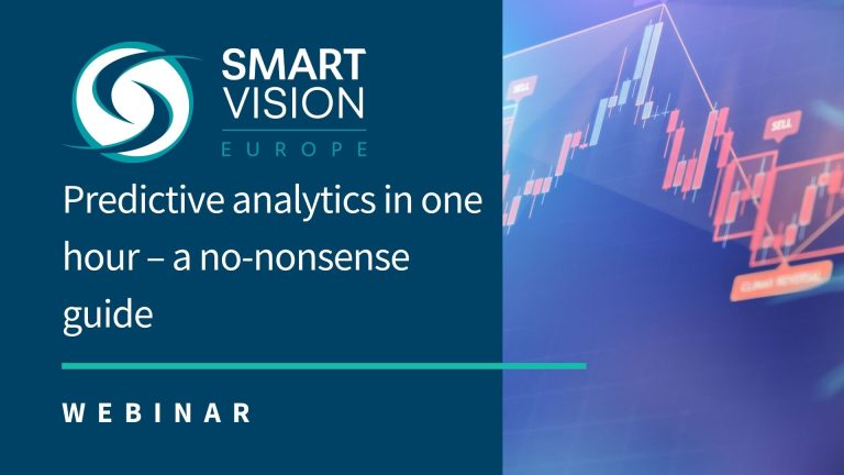 Predictive analytics in one hour –  a no-nonsense guide