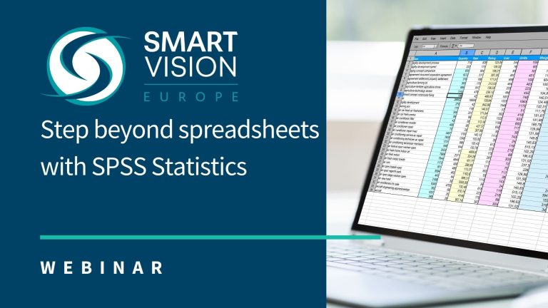 Step beyond spreadsheets with IBM SPSS Statistics