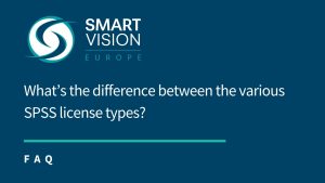 What’s the difference between the various SPSS license types?